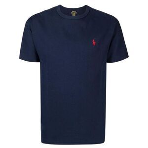 POLO RALPH LAUREN Men's Classic Crew Neck Short Sleeve T-Shirt with Embroidered